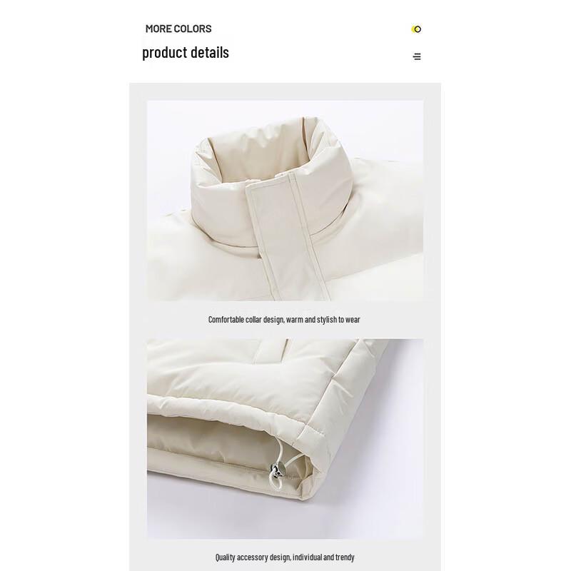 Mark Fairwhale Men's Stand Collar Padded Jacket