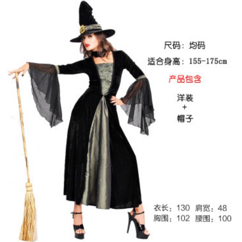 Halloween costume masquerade horror adult queen costume witch costume witch costume