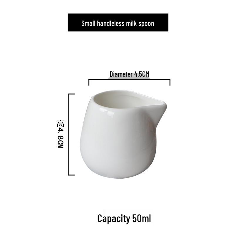Ceramic Mini Milk Jug & Creamer with Handle - Creative Sauce Pot 