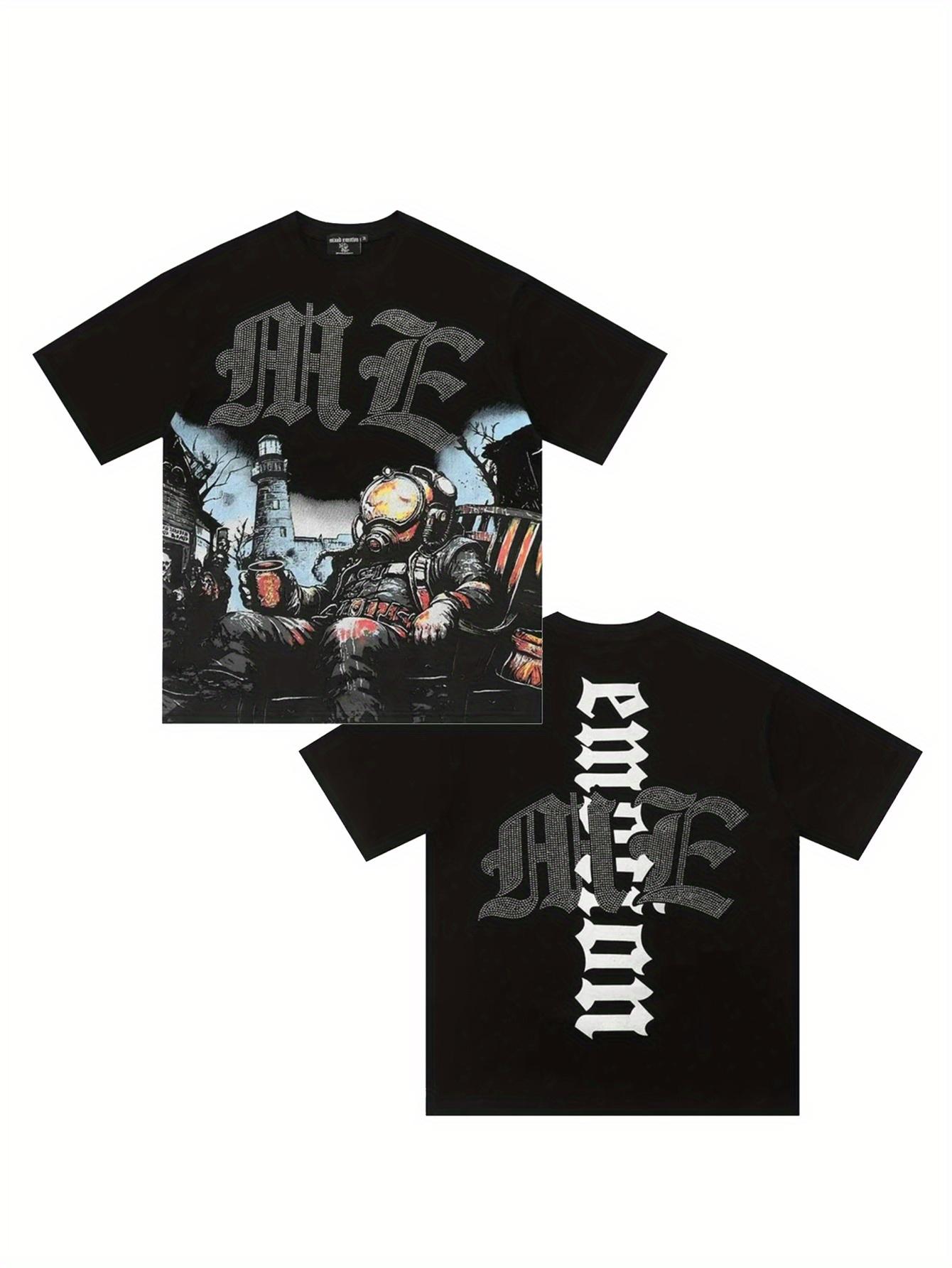 

Men s Y2K Retro Game Patterns T-shirt Hip Hop T-shirt Men Streetwear Oversized Streetwear Gifts Everyday Wear 3XL