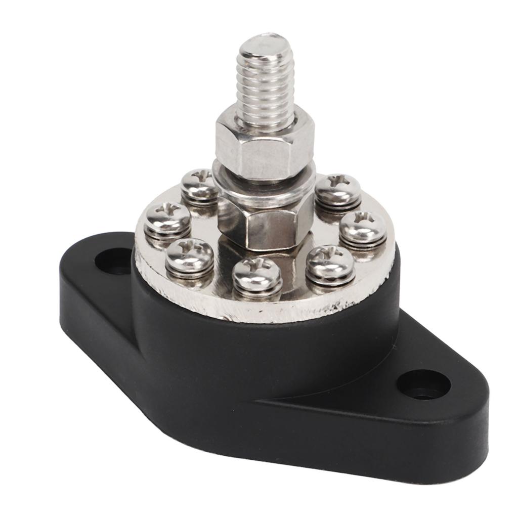 M10 Power Distribution Terminal 300A Maximum Current 3/8in Battery Junction Block Stud Post Bus Bar
