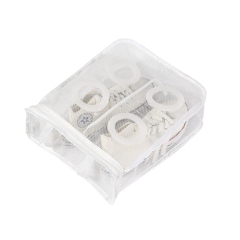 Mesh Laundry Bag Washing Machine Shoes Bag Travel Storage Bags Portable Anti-deformation Protective Clothes Organizer Lazy Person Shoe Washing Bag