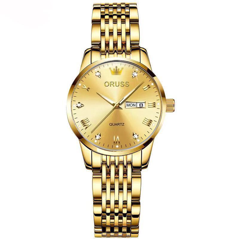 Horloge Horloge Zakelijk Eenvoudige Wijzerplaat Lichtgevend Dameshorloge Horloge Tide Waterdicht Kalenderhorloge