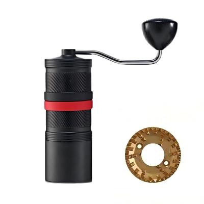Coffee Space RRG-108 Coffee Mill, Manual Coffee Grinder, 20g Capacity, Internal Coarseness Adjustment, Titanium-Coated Blade, Smooth Grinding,