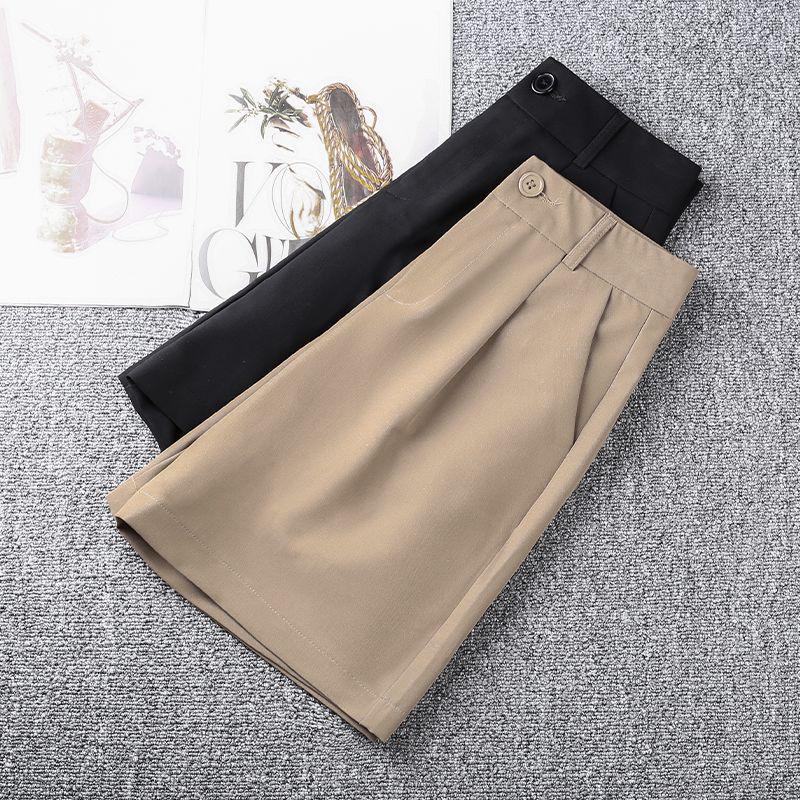 Women's High-Waist A-Line Wide-Leg Shorts - Slimming & Versatile for Spring/Summer 2026