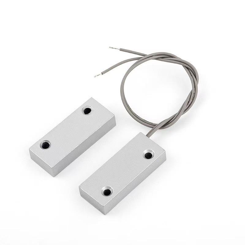 Wired Zinc Alloy Door Magnetic Sensor Alarm for Home Security