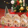 Yousheng Christmas House Gift Box Set 3D Pop Up Cottage Gift Box Festive Holiday Packaging for Cookies Sweets Toys
