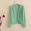Women's Casual Solid Color Cardigan Top Solid Color Jacket