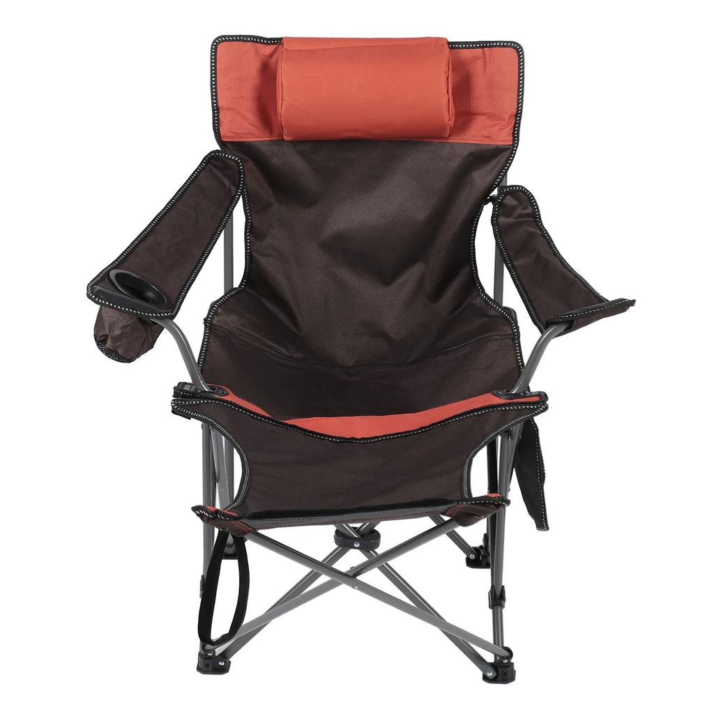 Outdoor-Loungesessel mit Kissen, weich, bequem, atmungsaktiv, tragbar, faltbar, für die Terrasse im Freien