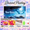 Personalized Glaceon Diamond Art Custom Name 5D Diamond Painting Full Drill DIY Craft
