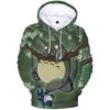 Hot Hoodies Sales Fashion Mens 3d Anime Totoro Printing Pullover Autumn Leisure Men Trendy Streetwear High Quality Sweatshirts