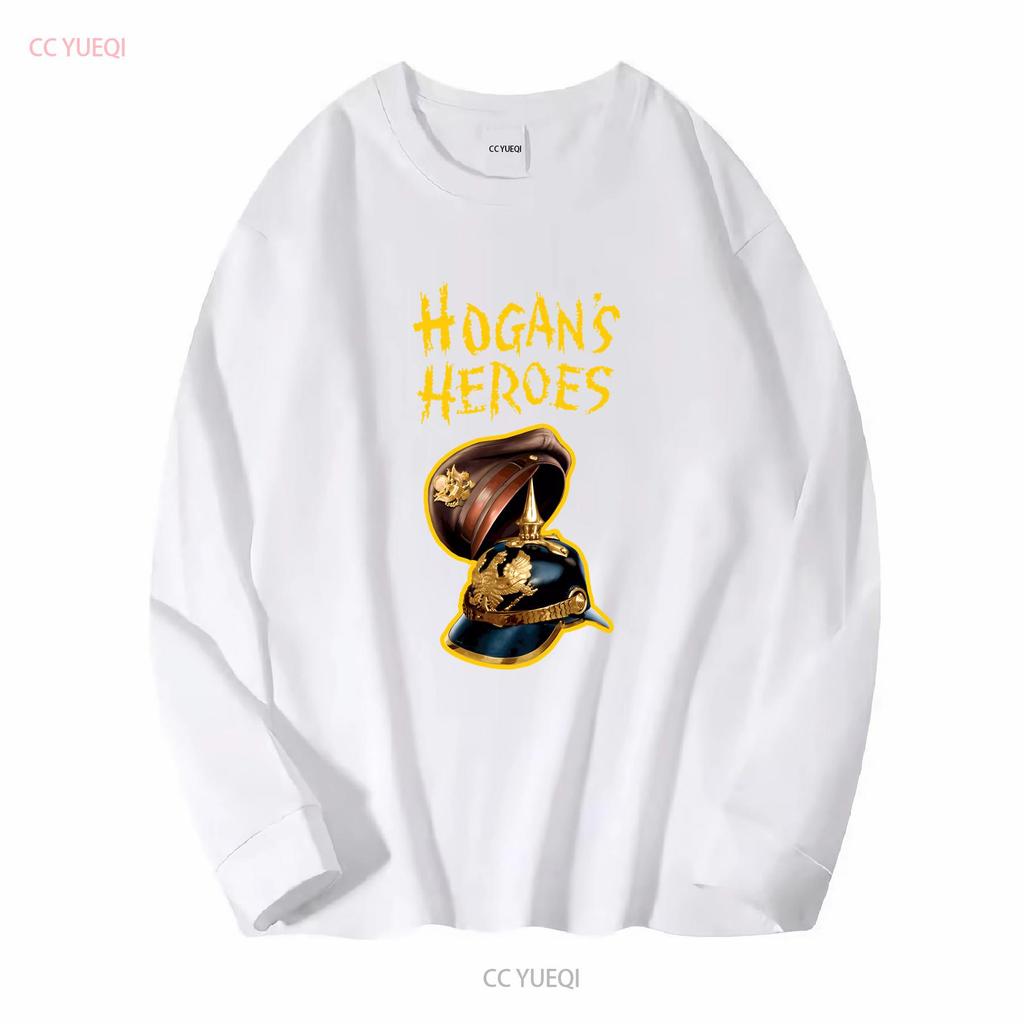 New Hogans Heroes 1965 Logo T Shirt S 3xl Long Sleeves Vintage Washed Soft Fashion Top For Everyday Wear Breathable