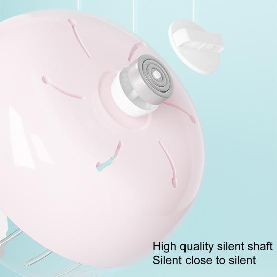 12cm/14cm Hamster Wheel Easy To Install Disassemble Mute Design Adjustable Height Relieve Boredom Bite-resistant