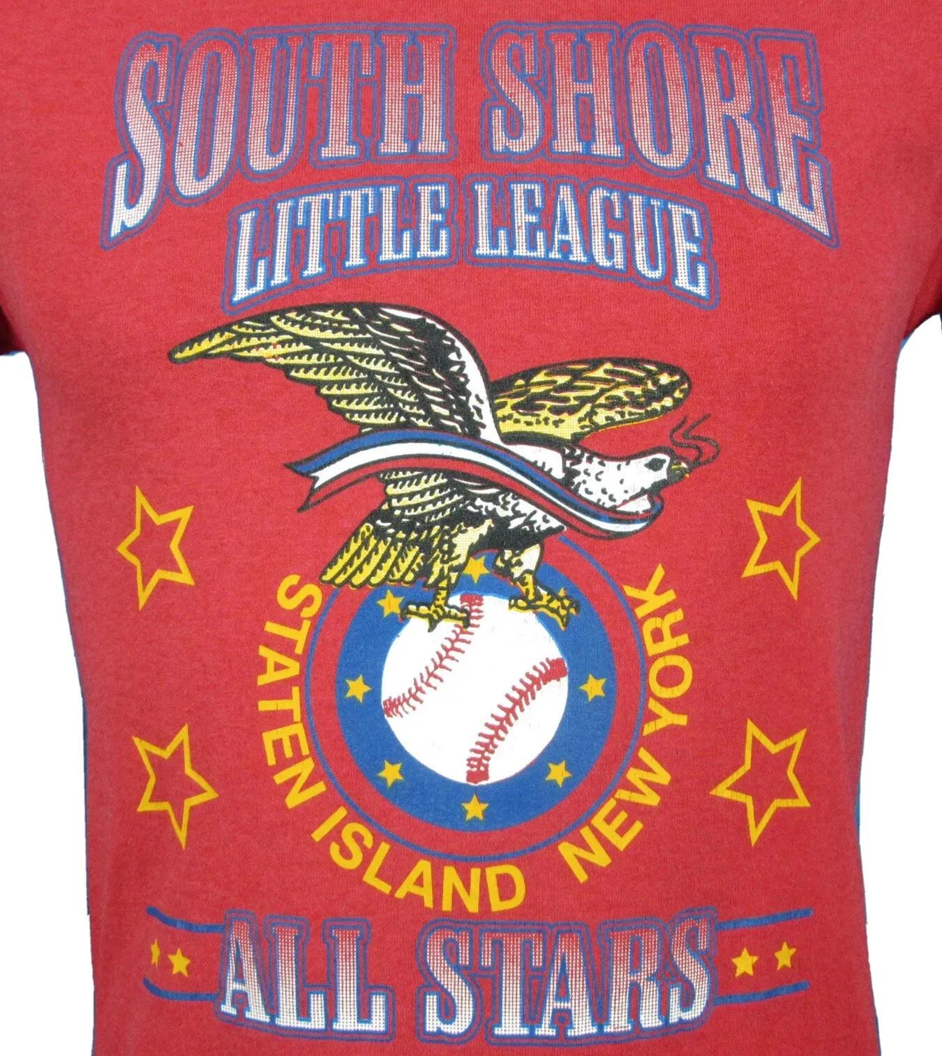 vintage 90s STATEN ISLAND NEW YORK CITY BASEBALL T-Shirt XS single stitch L