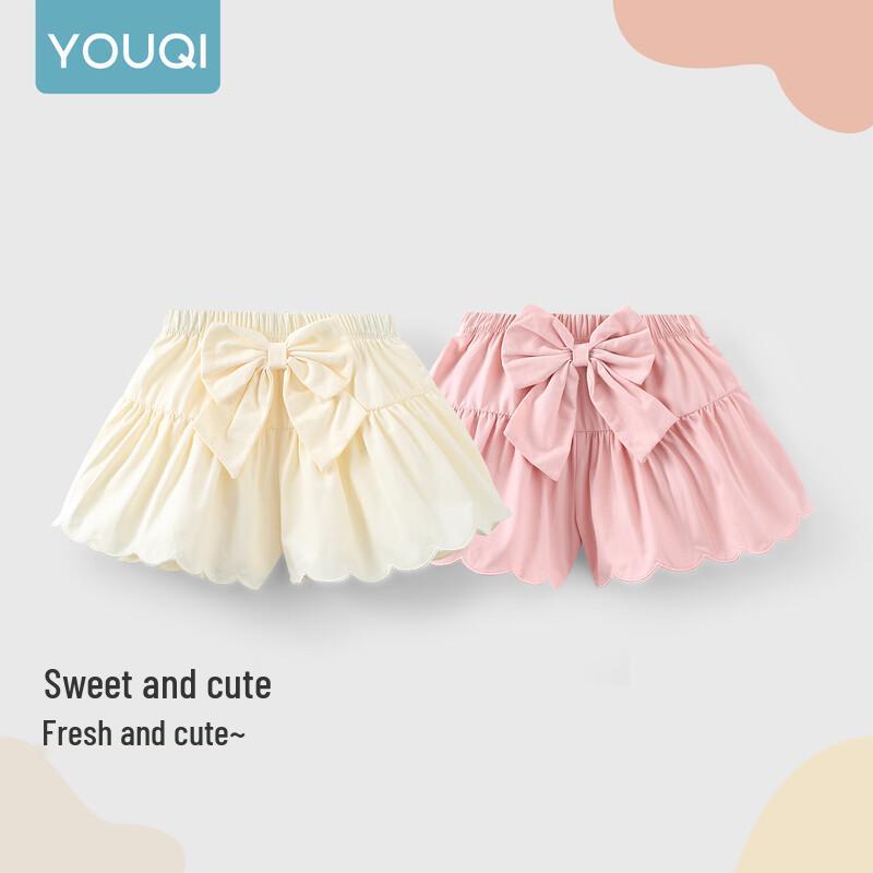 Youqi Baby Girls Summer Thin Cotton Shorts