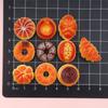 10/100Pcs Kawaii Flatback Resin Cartoon Bread Cake Cookies Simulation Food Crafts Diy Scrapbooking Kitchen Decor Accessory