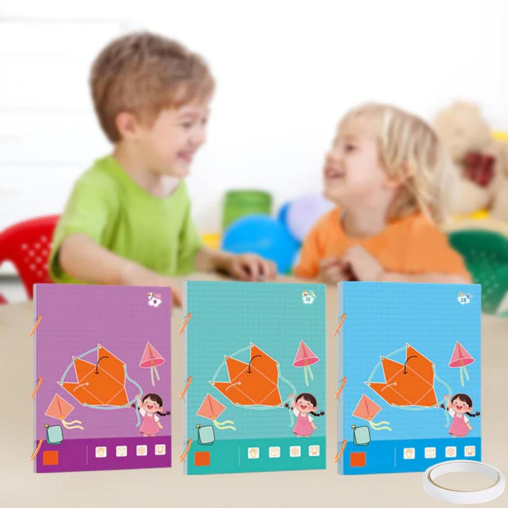 DIY Solid Geometry Book, Children's Spatial Thinking Training Game
