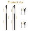Angled Eyeliner Brush, 3PCS Fine Angled Eyebrow Concealer Brushes Ultra Thin Slanted Flat Angle Eyeliner Tool