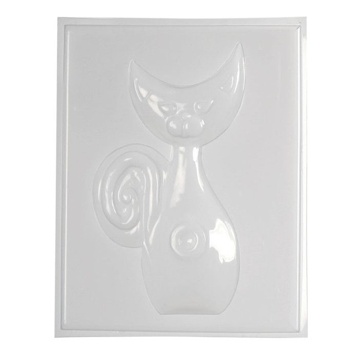 Moule thermoformé "sablier chat"