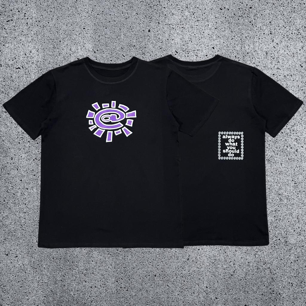 Pop Ad Shortsleeved Wysd Talk Sun Roll Fun Printed American High Street Skateboard Cotton Roundneck Tshirt
