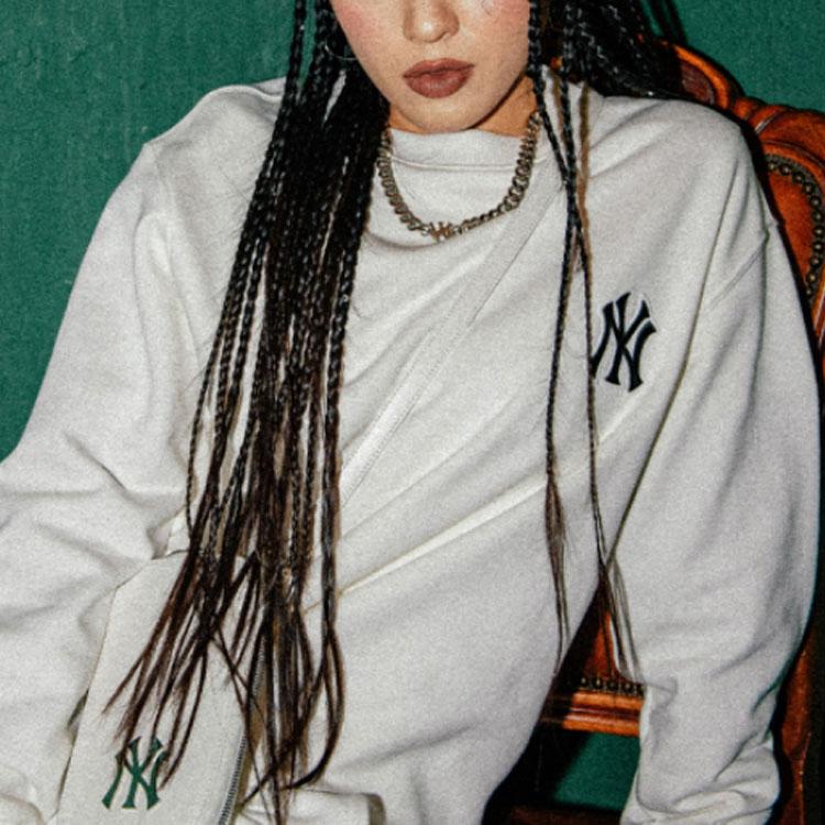 New MLB Sweatshirts Unisex White 31MT05111-50I