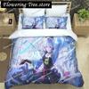 3D Anime Genshin Impact Bedding Set,Duvet Cover Comforter Bed Set Quilt Cover Pillowcase,King Queen Twin Size Boys Girls Adults
