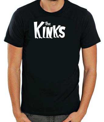 Kinks Maglietta Bianca a Maniche Corte da Uomo G069