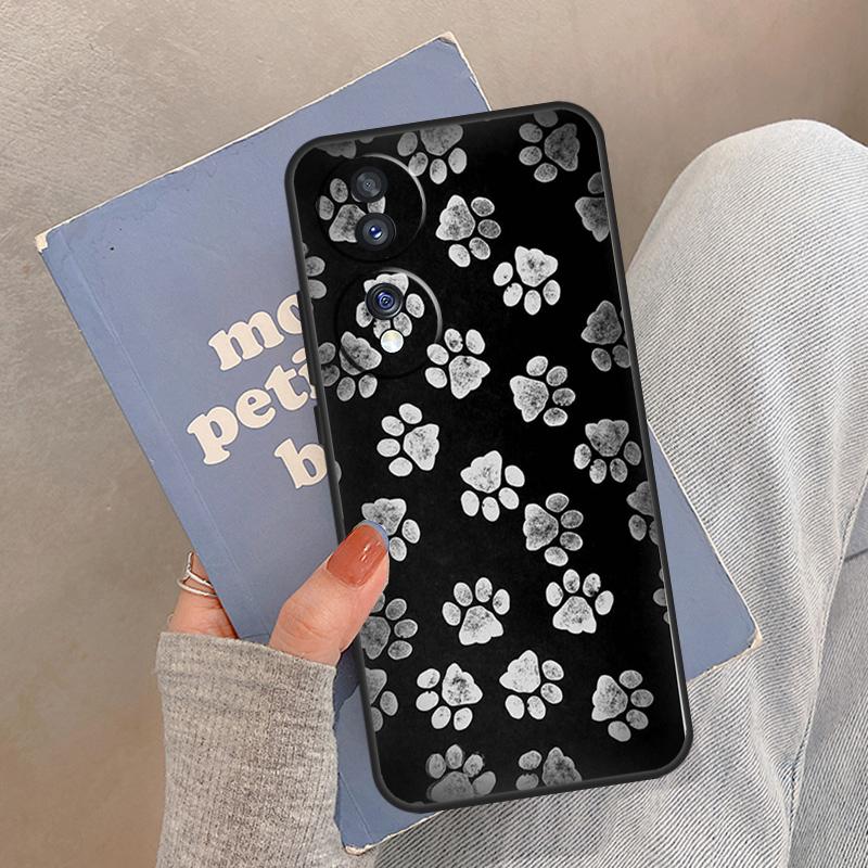 

Чехол Собачья лапа для Honor Magic 7 6 5 Lite Чехол для Honor 400 200 Pro 50 70 90 X9 X8a X8b X9a X9b X9c Honor 400 Pro