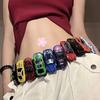 Personality Colorful Car Waist Belt Chain Punk Youth Style Belt with Multi-function and Fashion Sense Ins Versatile Jeans