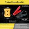 20V Jumper Cables Adapter For Dewalt- 2FT 8AWG Purple Copper, Large Clamps, Portable Battery Starter Auto Booster Cables For Cars/Lawn Mower/Tools,