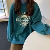 Sweatshirt Women's Loose Large Size Fashion Student Casual Top Long-sleeved Pullover