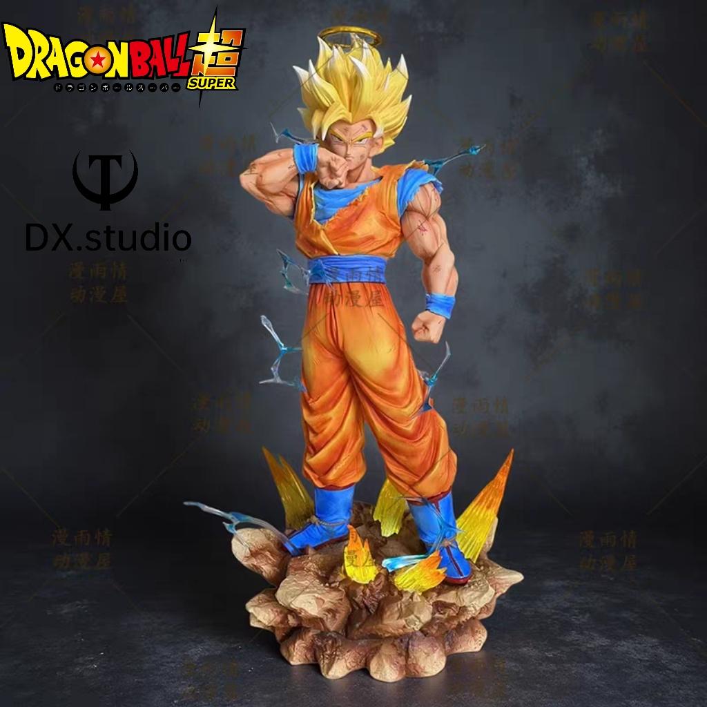DX Studio Dragon BallZ Infinite Super Saiyan 2 Goku Form SSj3 11.81Inch/34cm Can be Glowing move PVC Battle Figure Toys Gifts