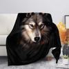 Wolf Digital Printed Blanket Sofa Blanket Bed Soft Thermal Blanket Flannel Blanket Birthday Gift Blanket