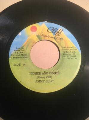 7-Zoll-Schallplatte JIMMY CLIFF - Higher And Deeper / Rise Up NONE Cliff Sounds An 1998 Jamaika Reggae, Ska & Dub Gebraucht