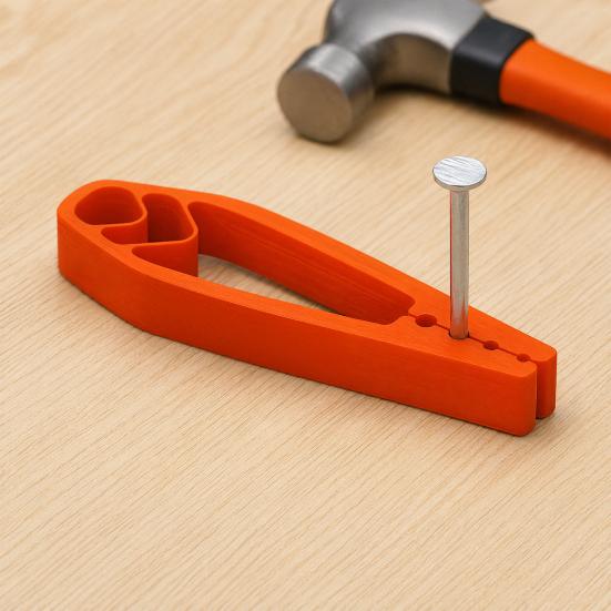 Lightweight Nail Fixer Holder Pliers for Hammering, Portable 3D Printed Fixing Positioning Tools, Keep Fingers Safe In Woodworking & Repair