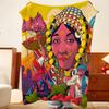 Artist M-Muhammed S-Sajid Throw Flannel Throw Blanket, Lightweight Cozy, Durable Washable cute Cool