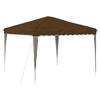 Pop Up Party Tent 288 X 288 X 245 Cm Taupe Oxford Fabric