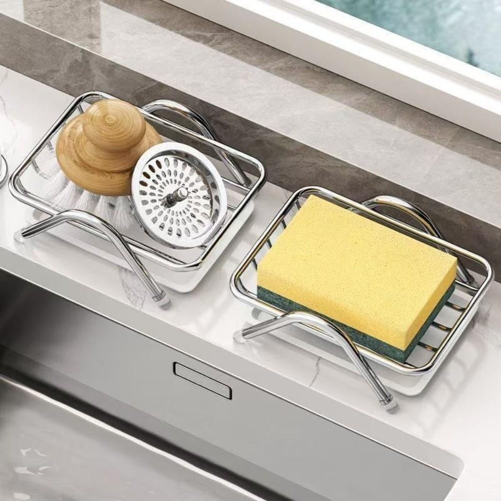 with Tray Stainless Steel Soap Rack Self Draining Bathroom Storage Rack New Soap Tray Bathroom Use