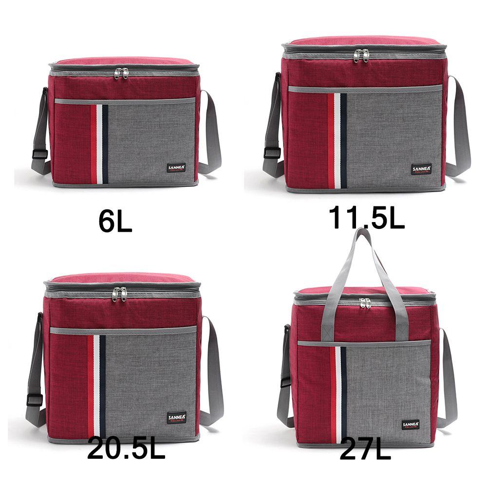 Film Inside Oxford Cloth Thermal Insulated Lunch Bags Food Storage Box Picnic Bag Cooler Bag