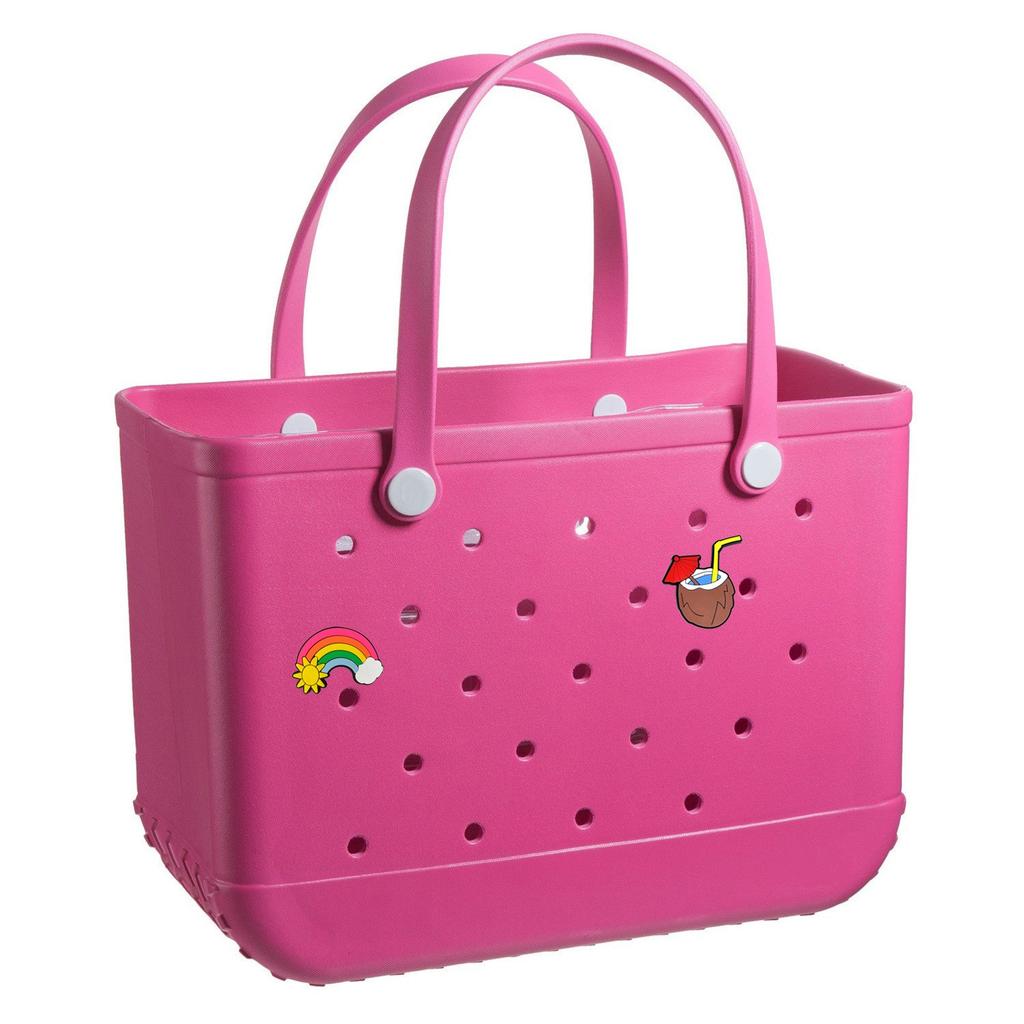 Hole Bag Travel Outdoor Waterproof Wear-resistant Beach Bag With Stickers