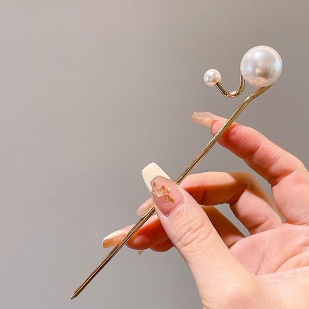 Retro Chinese Style Tassel Hair Clip For Women Hair Stick Pins Flower Handmade Hairpins Charm Jewelry Accessories Hair Ornaments
