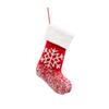 Grandes chaussettes de Noël Ornements à suspendre sur le sapin de Noël pour la maison, le mur, la porte, la cheminée Décorations de fête Cadeaux pour enfants