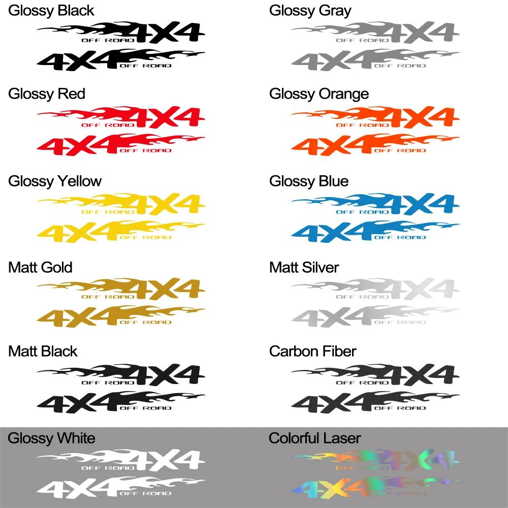 Car 4X4 Off Road Sticker Pickup Graphics Decor Decal For Ford Ranger F150 Nissan Navara Mitsubishi L200 Triton Dodge RAM 1500