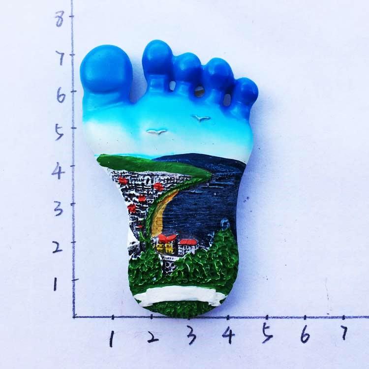 Indonesia Country Fridge Magnets Souvenir Bali Magnetic Stickers Decorative Refrigerator Magnets Creative Resin Handicrafts