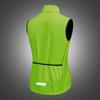 Men Fleece Lined Cycling Vest Windproof Reflective Sports Safety Bike Vest for Riding Running Jogging Hiking