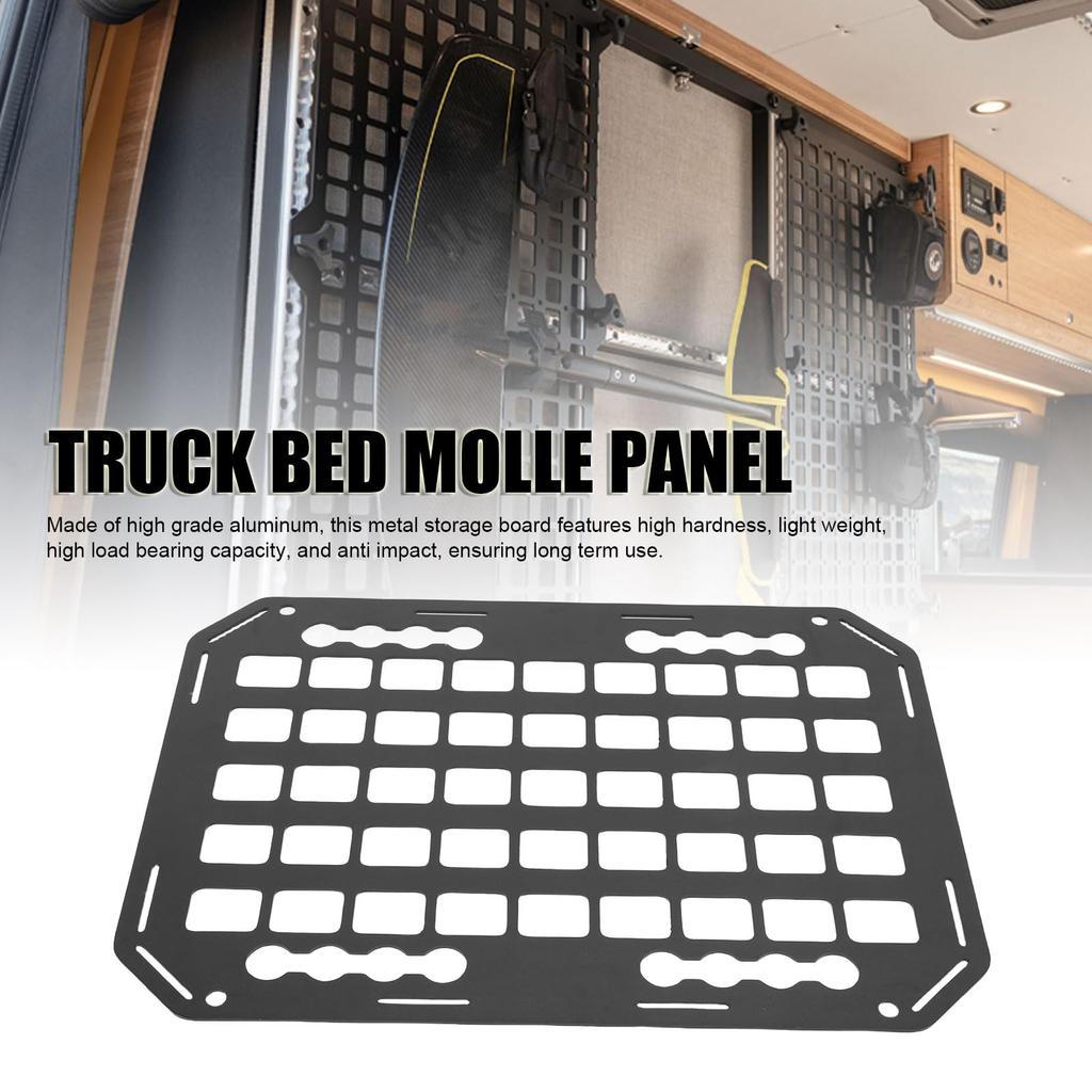 Jiawu Truck Bed Molding Aluminum L Truck Cargo Storage Organizer for SUV Pickup Side Bed Molding Truck Storage Organizer Vehicle Molding Panel Panel,