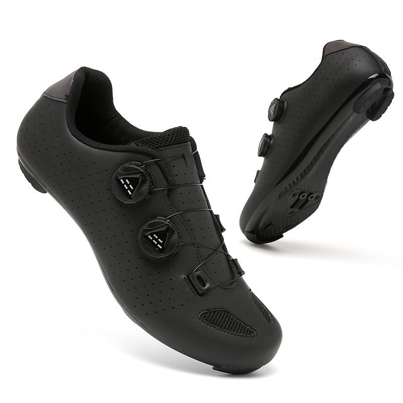 Unisex Cycling Shoes Road MTB Indoor Trainer Stiff Sole Non-Clipless Clipless Options Breathable Lightweight Ride Footwear