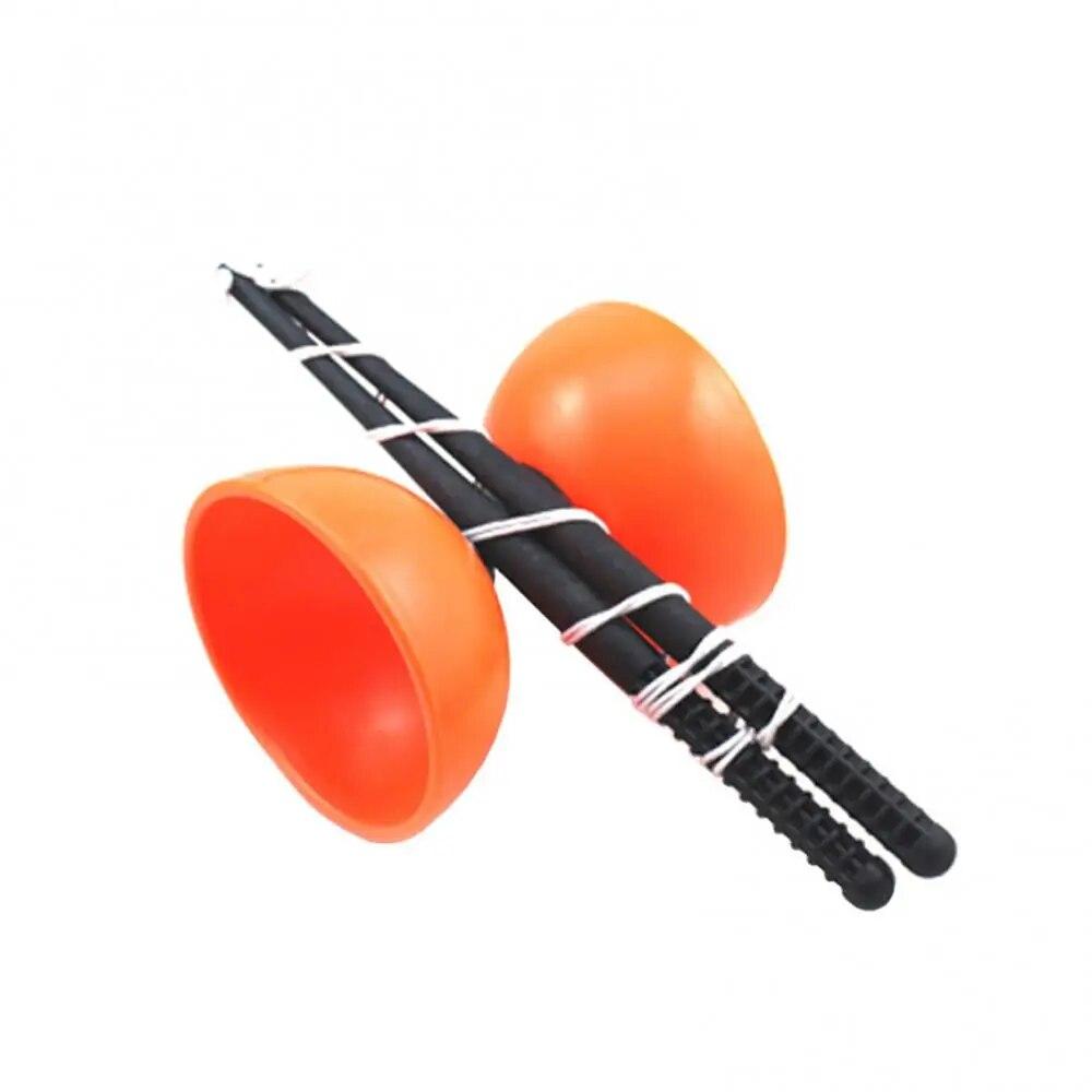 Lustiges chinesisches YOYO mit 3 Lagern und Kupplung, Diabolo-Set, Metallstäbe, Einkaufsnetz, Spielzeug, festliche Party-Geschenke