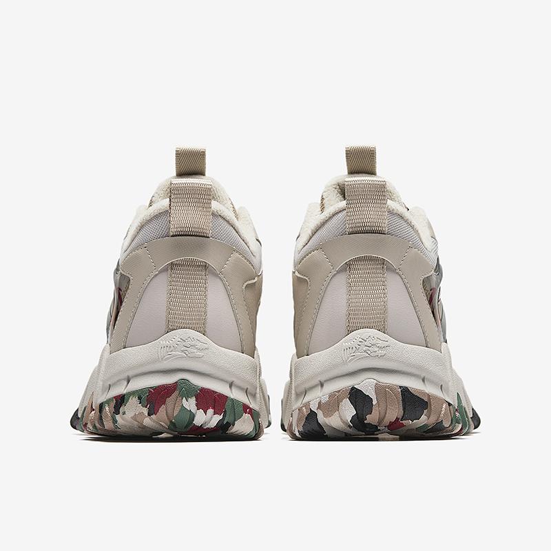 Anta Childrens Summit Thickened Warm Non-Slip Durable Lightweight Shock Absorbing Mid-Top Casual Shoes Kids Casual Shoes Gray A12446917-2