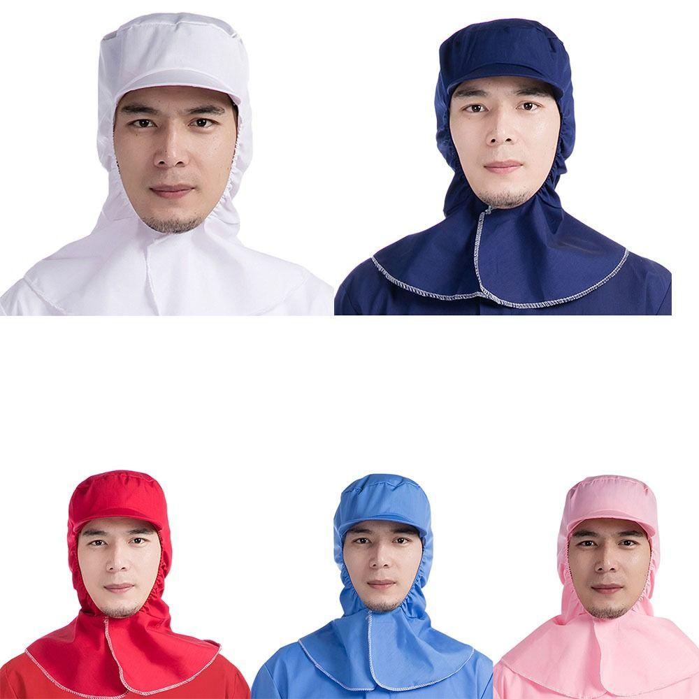 Breathable Dust-free Shawl Hat Neck Protector Workshop Work  Hat  Industrial Use